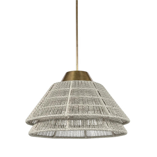 Pescadero Outdoor Pendant Brass