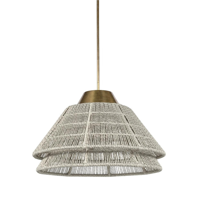 Palecek - 2152-79 - Outdoor Pendant - Pescadero - Brass