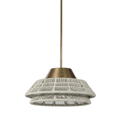 Pescadero Outdoor Pendant Brass