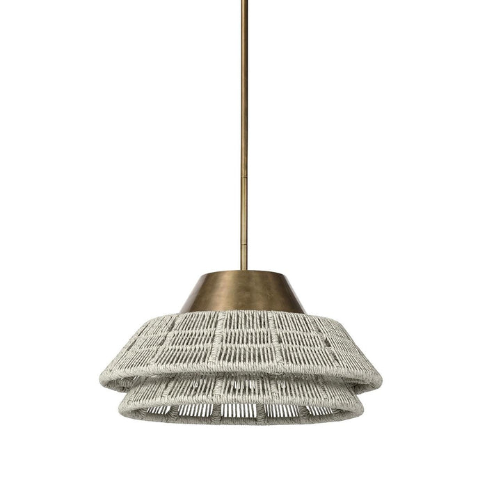 Palecek - 2180-79 - Outdoor Pendant - Pescadero - Brass