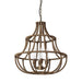 Palecek - 2216-79 - Outdoor Chandelier - Yvette - Light Bronze