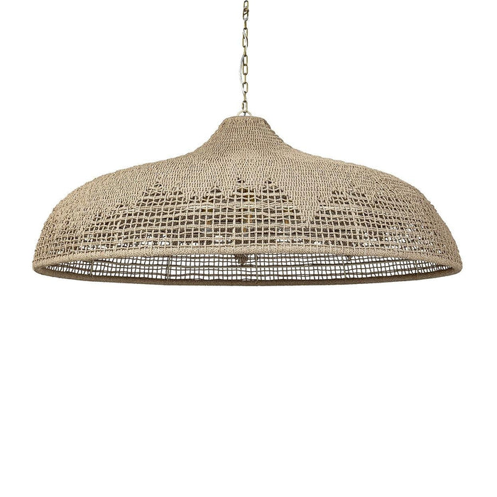 Palecek - 2340-79 - Outdoor Chandelier - Westerly - Antique Brass