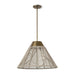 Palecek - 2883-79 - Outdoor Pendant - Salerno - Brass