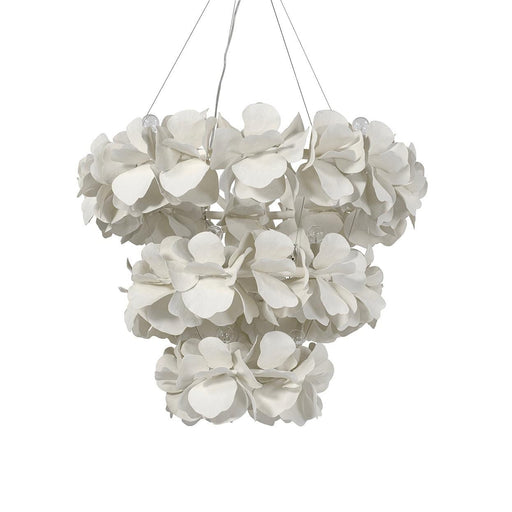 Virginia Chandelier Textured White
