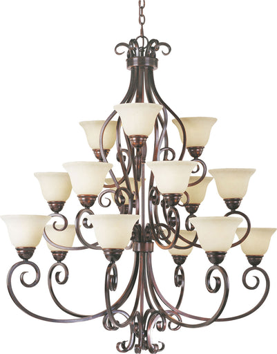 Manor 15 Light Chandelier Oil Rubbed Bronze
