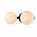 Trans Globe Imports - 22752 BK - Two Light Vanity - Black