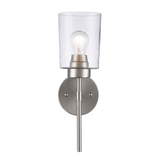 One Light Wall Sconce Brushed Nickel