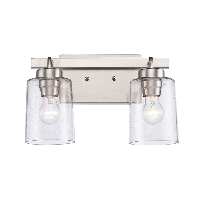 Trans Globe Imports - 22782 BN - Two Light Bath - Brushed Nickel
