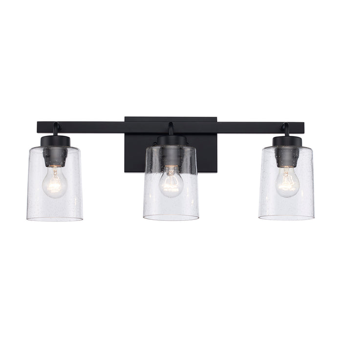 Trans Globe Imports - 22783 BK - Three Light Bath - Black