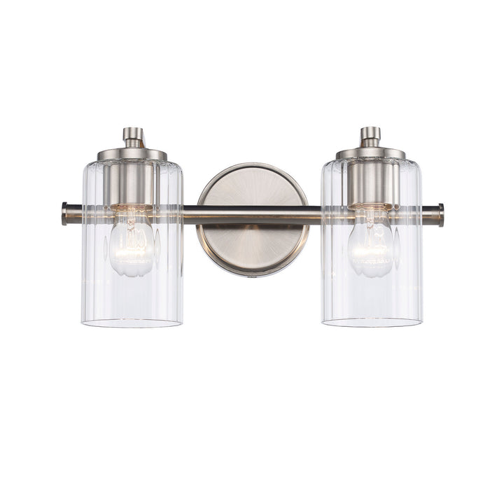 Trans Globe Imports - 22792 BN - Two Light Vanity - Brushed Nickel