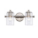 Trans Globe Imports - 22792 BN - Two Light Vanity - Brushed Nickel