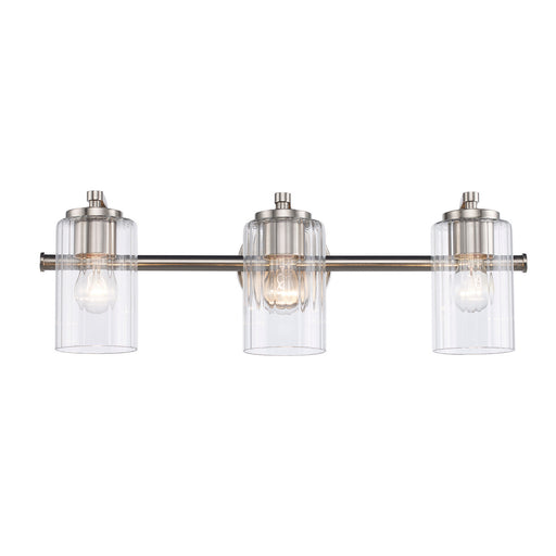 Three Light Vanity Brushed Nickel