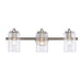 Trans Globe Imports - 22793 BN - Three Light Vanity - Brushed Nickel