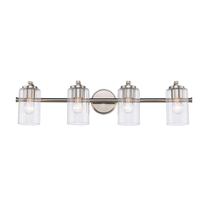 Trans Globe Imports - 22794 BN - Four Light Vanity - Brushed Nickel