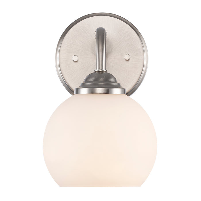 Trans Globe Imports - 22801 BN - One Light Wall Sconce - Brushed Nickel
