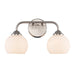 Trans Globe Imports - 22802 BN - Two Light Vanity - Brushed Nickel