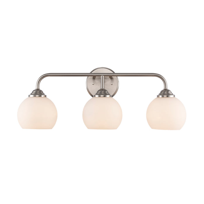 Trans Globe Imports - 22803 BN - Three Light Vanity - Brushed Nickel