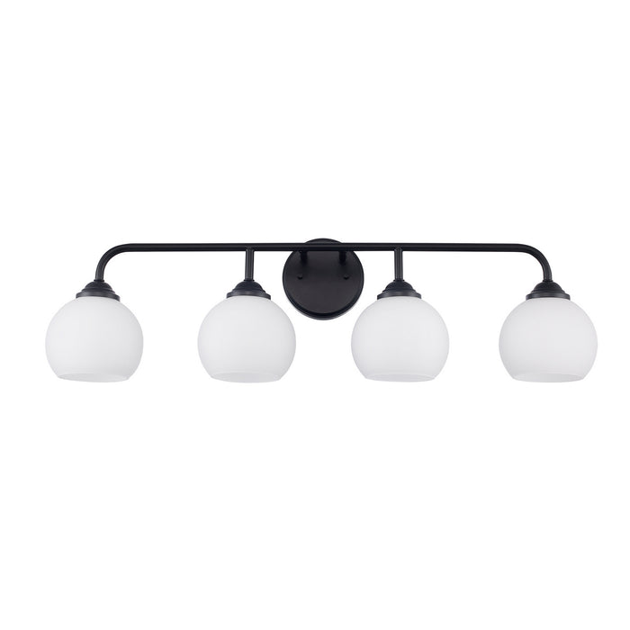 Trans Globe Imports - 22804 BK - Four Light Vanity - Black