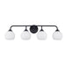 Trans Globe Imports - 22804 BK - Four Light Vanity - Black