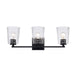 Trans Globe Imports - 71973 BK - Three Light Vanity - Black
