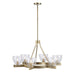 Trans Globe Imports - 71986 AG - Six Light Chandelier - Antique Gold