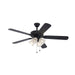 Trans Globe Imports - F-1051 BK-FR - 52" Ceiling Fan - Black