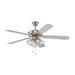 Trans Globe Imports - F-1051 BN-CL - 52" Ceiling Fan - Brushed Nickel