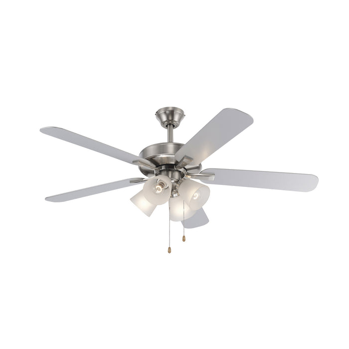 Trans Globe Imports - F-1051 BN-FR - 52" Ceiling Fan - Brushed Nickel
