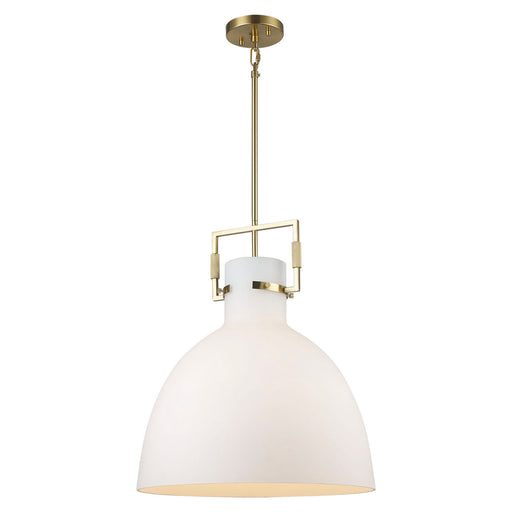 One Light Pendant Antique Gold