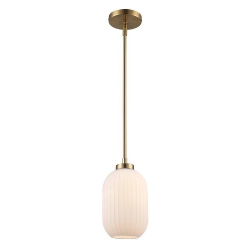 One Light Pendant Antique Gold