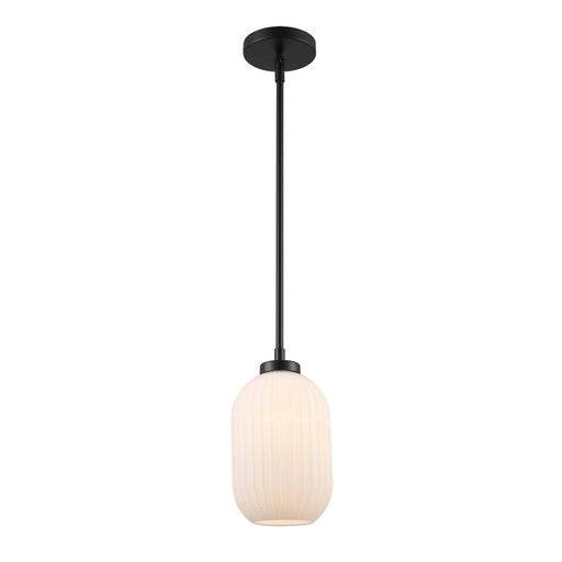 One Light Pendant Black