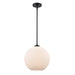 Trans Globe Imports - PND-2303 BK - One Light Pendant - Black