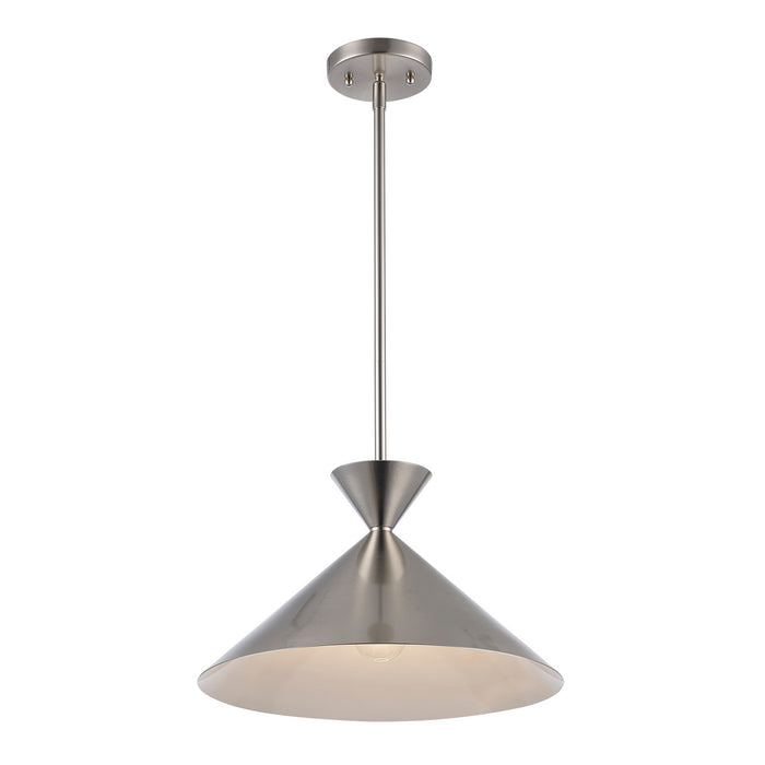 Trans Globe Imports - PND-2307 BN - One Light Pendant - Brushed Nickel