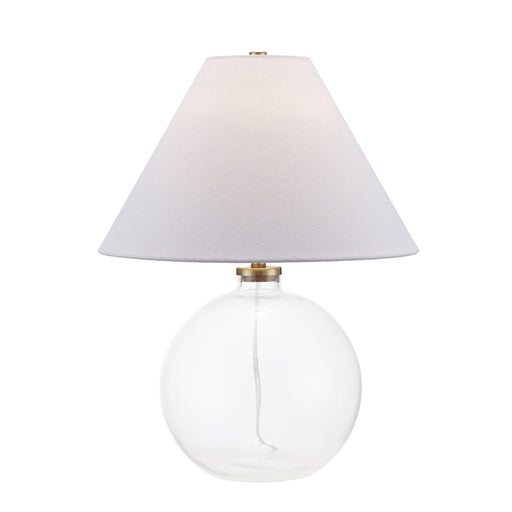 One Light Table Lamp Clear