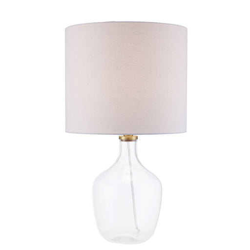 One Light Table Lamp Clear