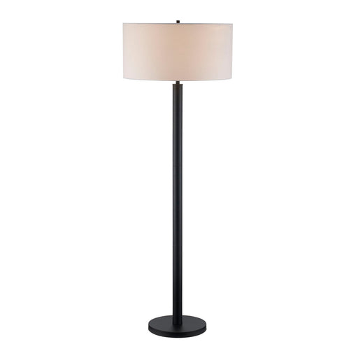 One Light Floor Lamp Black