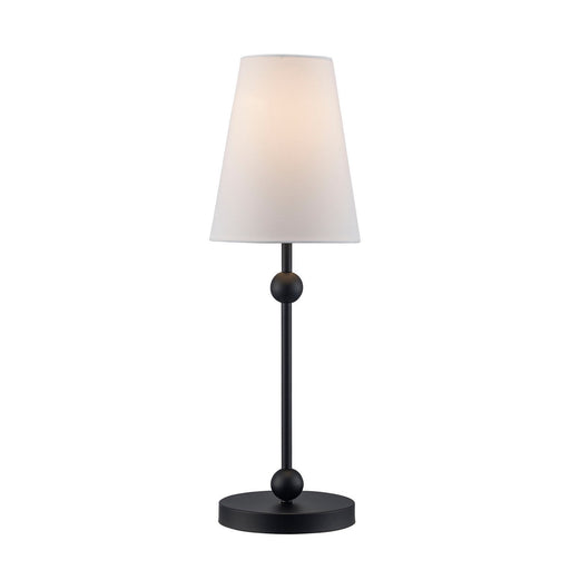 One Light Table Lamp Black