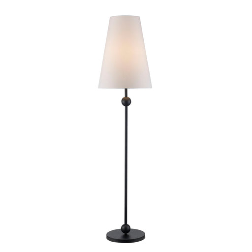 One Light Floor Lamp Black