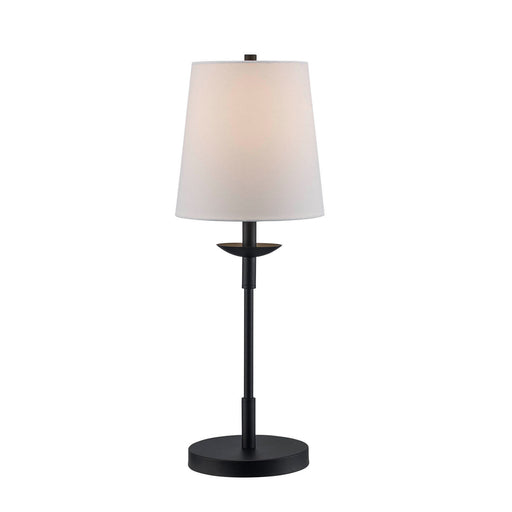 One Light Table Lamp Black