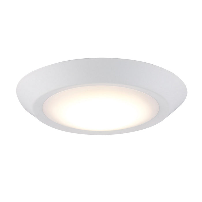 Trans Globe Imports - LED-20021-1 WH - LED Disk - White