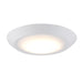 Trans Globe Imports - LED-20021-1 WH - LED Disk - White