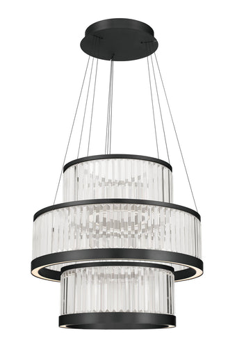 Empra LED Chandelier Matte Black