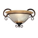 Golden - 3890-WSC GB - One Light Wall Sconce - Meridian - Golden Bronze