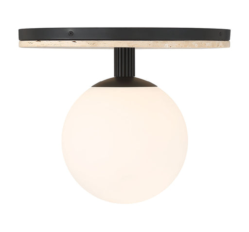 Carnagie LED Flush Mount Matte Black