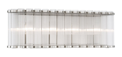 Glasbury Four Light Vanity Polished Nickel