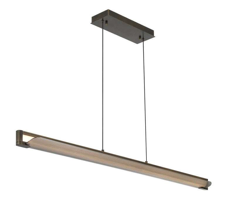 Eurofase - 50059-010 - LED Linear Chandelier - Neoness - Weathered Brass