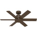 Hunter - 50014 - 44" Ceiling Fan - Kennicott - Matte Bronze