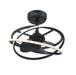 Hunter - 50300 - 20" Fandelier - Cirro Fandelier - Matte Black