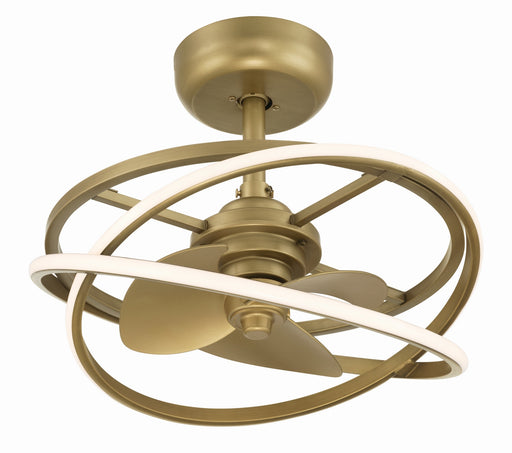 Hunter - 50460 - 20" Fandelier - Cirro Fandelier - Luxe Gold