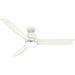 Hunter - 52876 - 60" Ceiling Fan - Bolsa - Fresh White